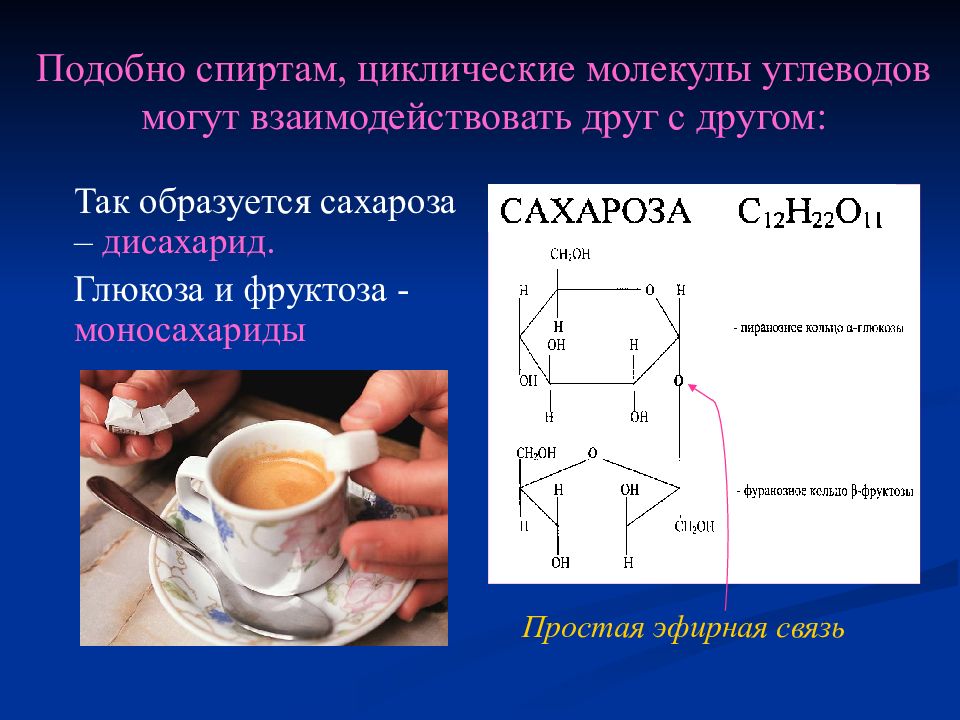 Презентация по дисахаридам