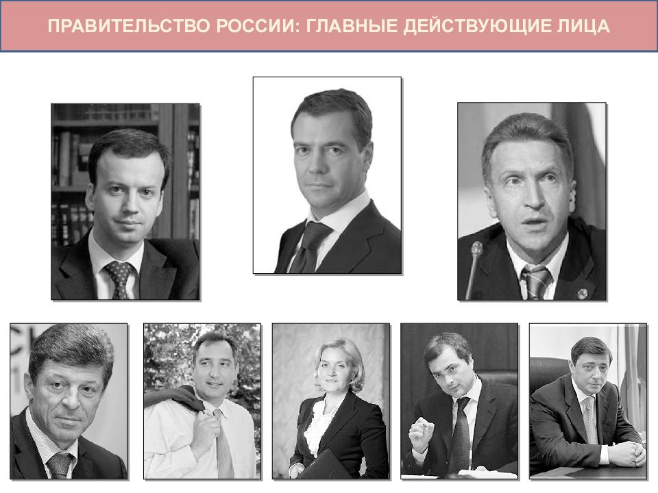 Главные действующие лица России.