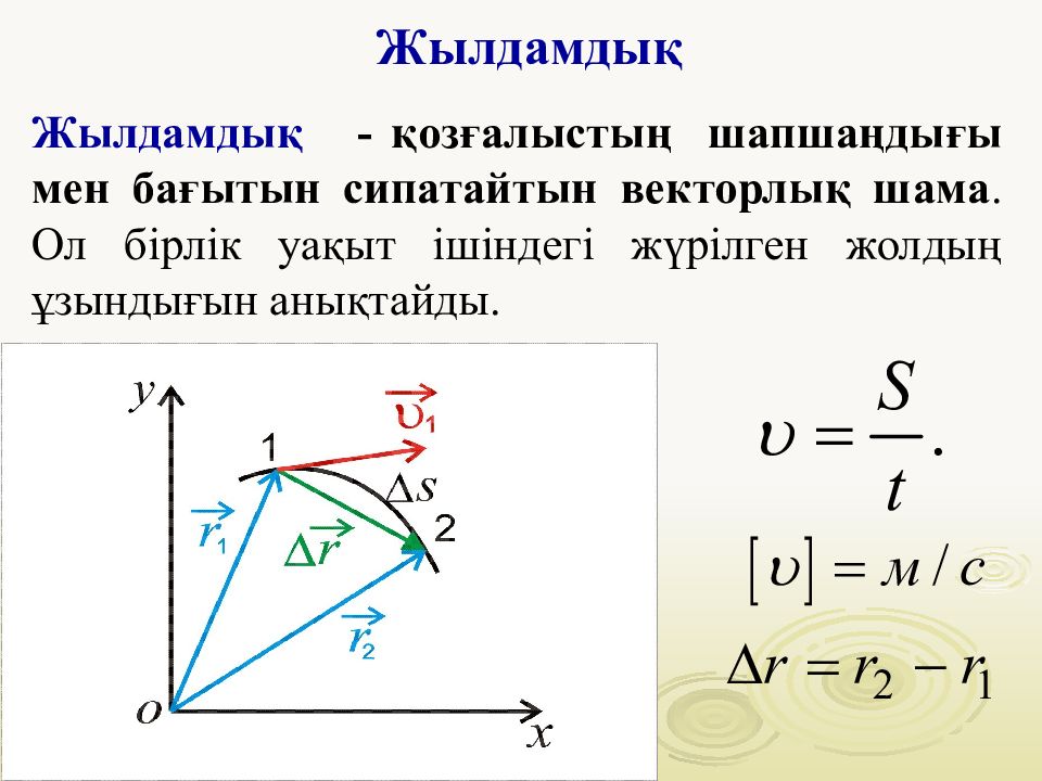 Кинематика физика презентация