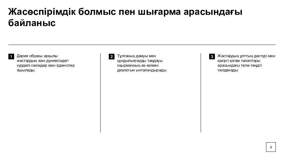 С.Н. Назарованың хикаясы рухани құндылықтар мен ұлттық бірегейлік мәселесін
