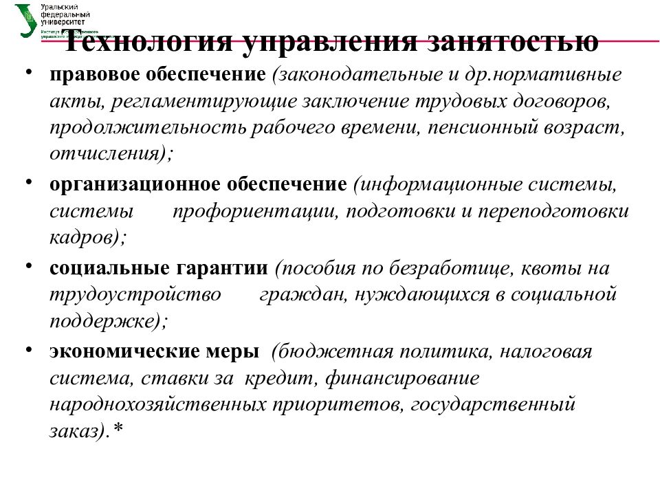 Управление занявшее. Управление занятостью презентация. 