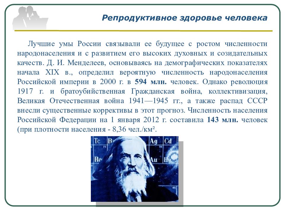 Репродуктивное здоровье составляющая здоровья человека и общества 8 класс презентация