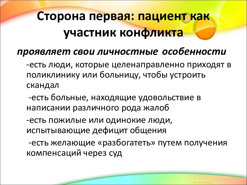 Агрессивный пациент презентация