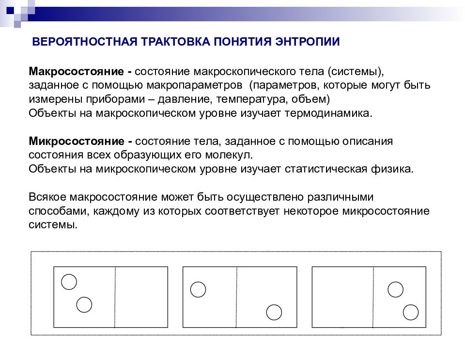 Макросостояние и микросостояние системы. Макросостояние. Макроскопические параметры. Трактовка понятий. Интерпретация понятий это.