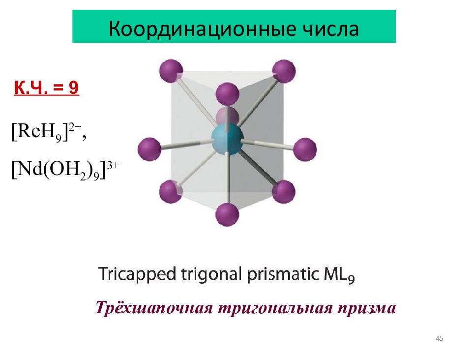 Координационное число соединения. Координационное число тригональная Призмы. Координационные формулы соединений. Трехшапочная тригональная Призма. Координационное число в соединении.