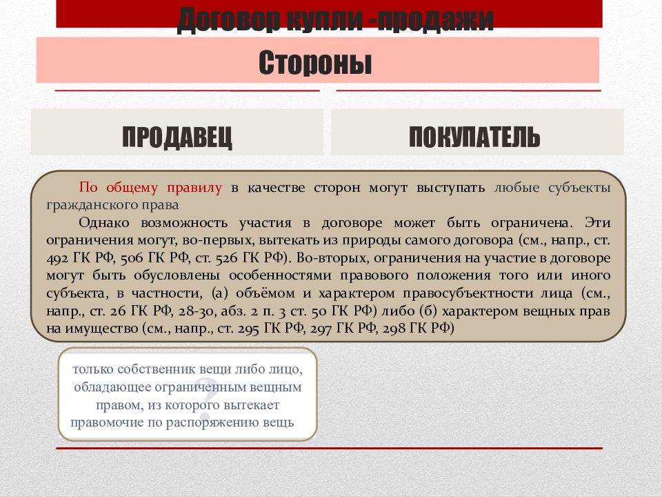 Вещь право. В качестве продавца может выступать. Гражданское право особенная часть договоры. Продавец гражданско-правовой. Кто может выступать продавцом по договору купли-продажи.