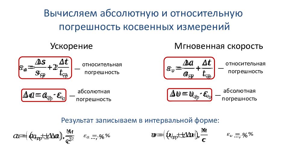 Приборы косвенного измерения