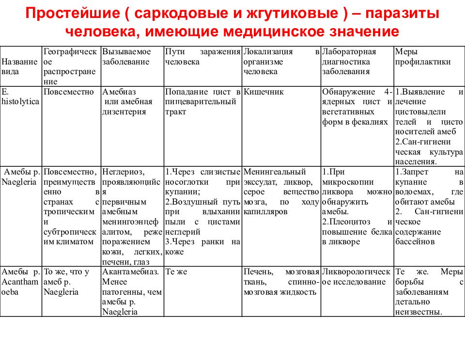 Простейшие заболевания. Таблица по биологии 7 класс простейшие паразиты значение простейших. Паразитические представители класс Саркодовые и жгутиковые. Паразитические жгутиковые таблица. Простейшие паразиты человека таблица.