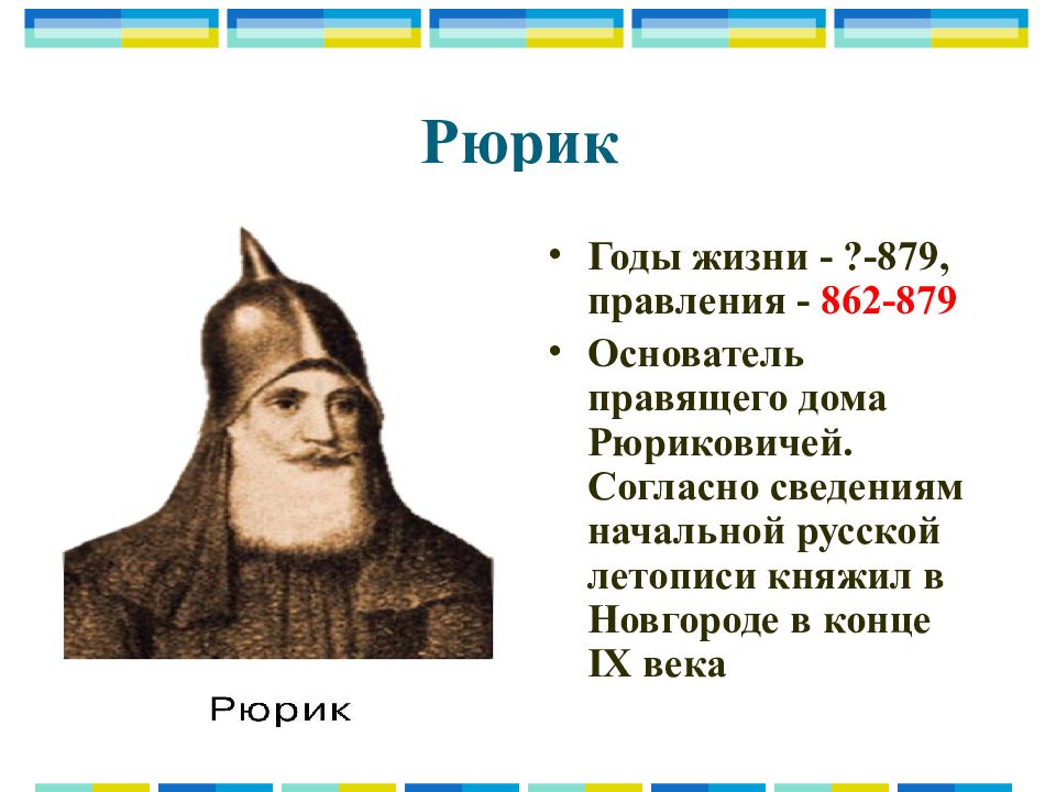 В каком году жили. Правление Рюрик 862. Князь Рюрик годы правления. 862(?) – 879 Княжение Рюрика в Новгороде. Рюрик 862-879 годы правления.