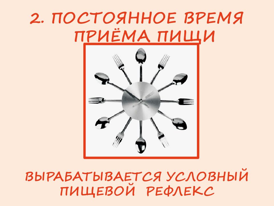 Условной пищевой. Рефлекс во время приема пищи.