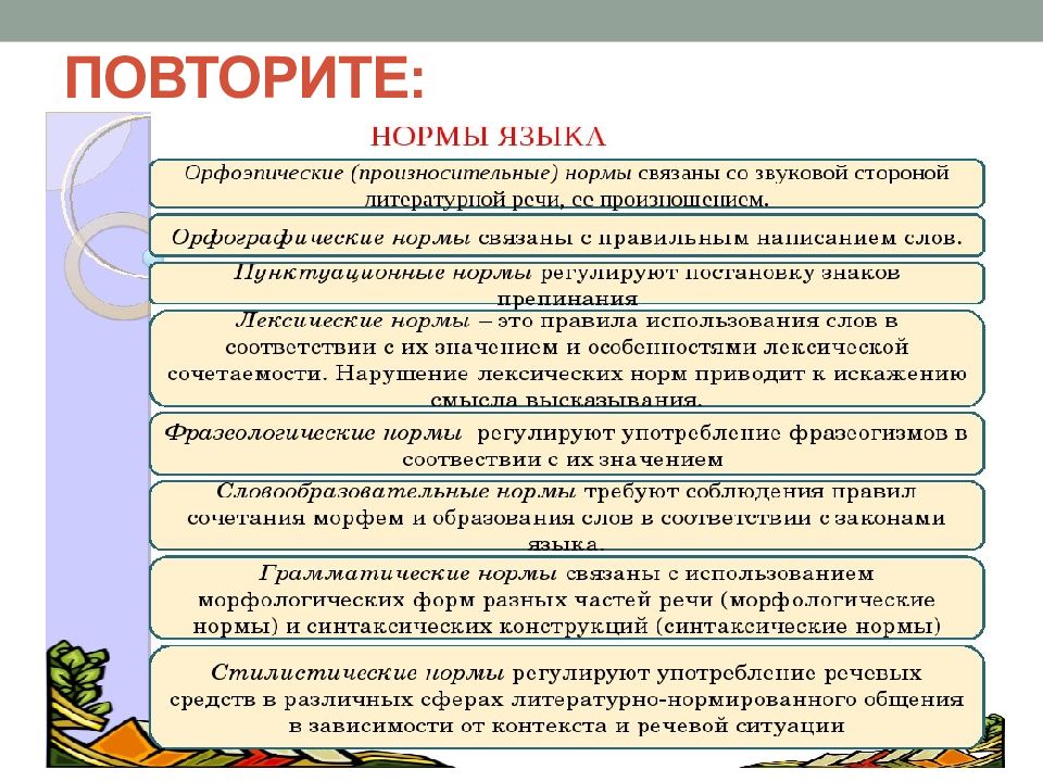 Стилистические нормы презентация