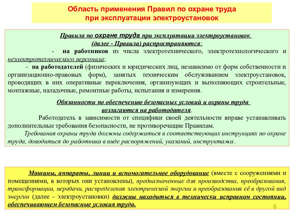 Презентация по охране труда при эксплуатации электроустановок