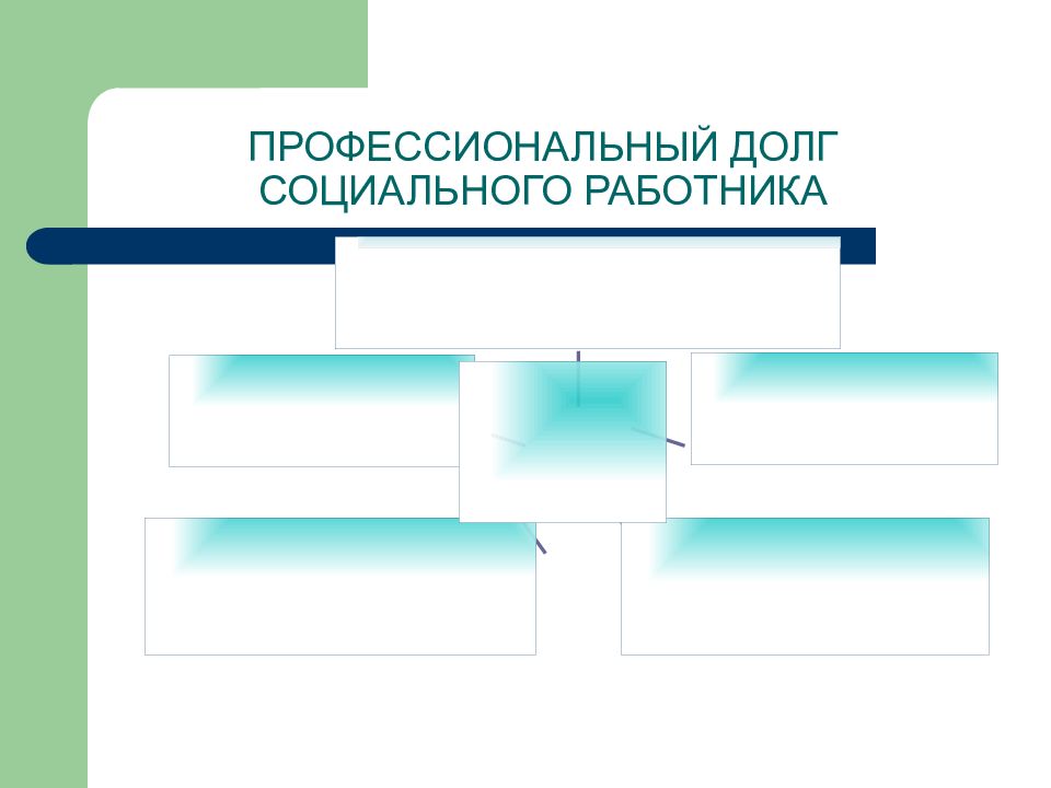 Профессиональный долг. Профессиональный долг соц работника.