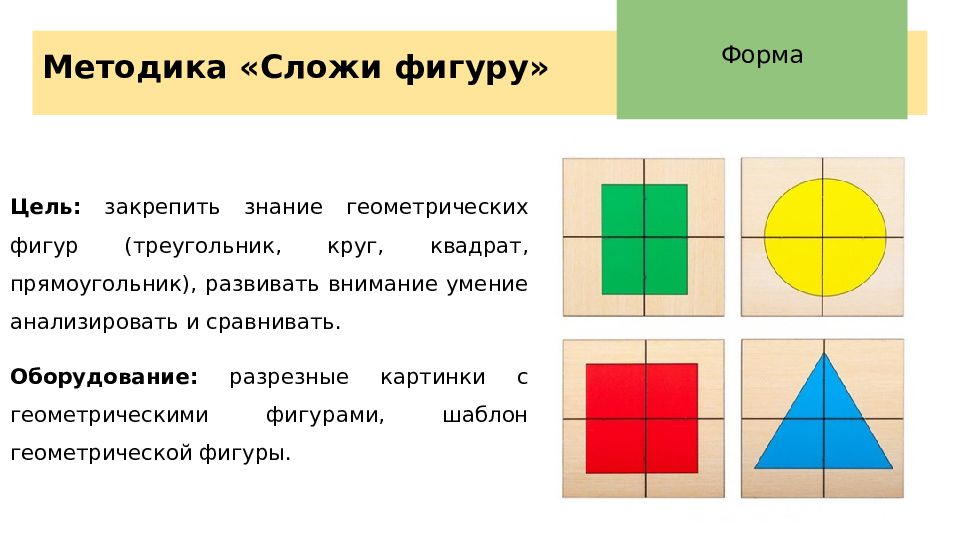 Методика разрезные картинки цель