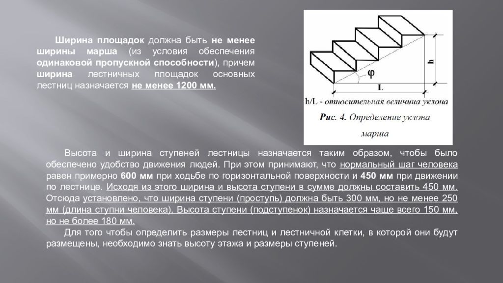 Презентация про лестницы