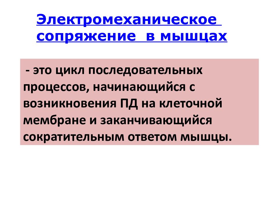 Начинающаяся с появления. КПД мышечного сокращения биофизика. Электромеханическое сопряжение. КПД мышечного сокращения физиология. Биофизическая основа мышечного сокращения.