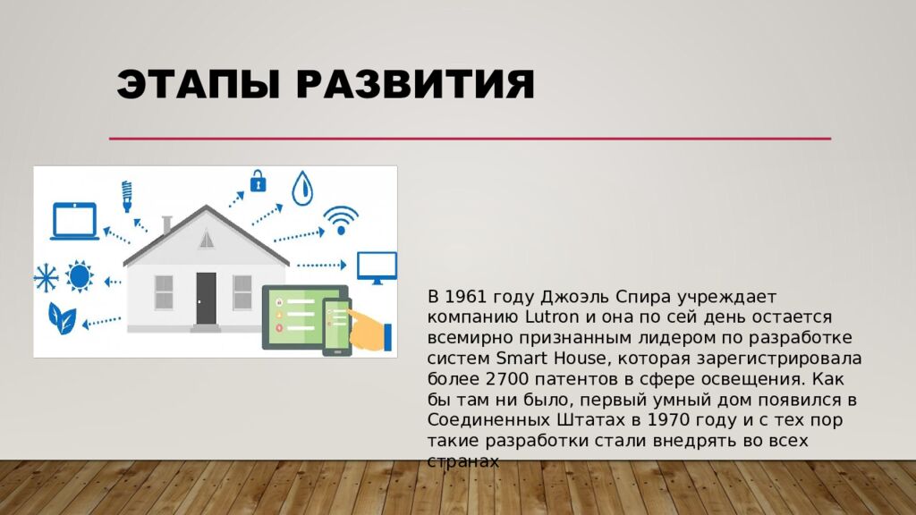 Этапы развития