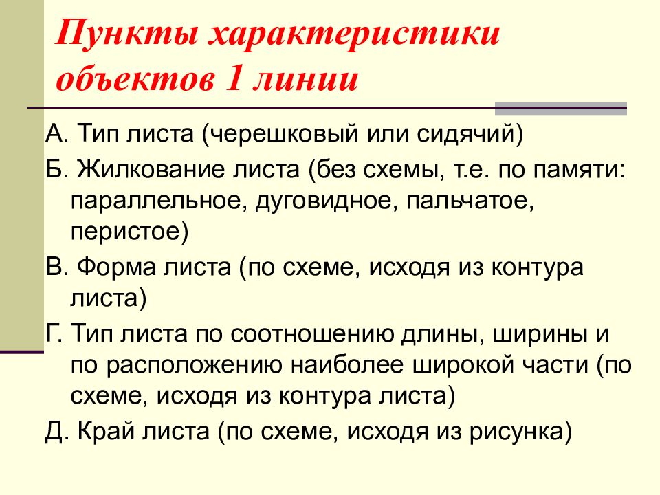 Пункты характеристики. Пункты характеристику объекта. Пункты характеристики слова. Картинки пунктов характеристики.