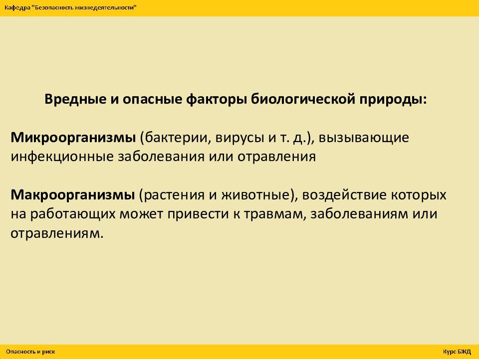 Биологические факторы БЖД. Биологические факторы риска БЖД. Вредный фактор это БЖД. Лицензия на биологический фактор.