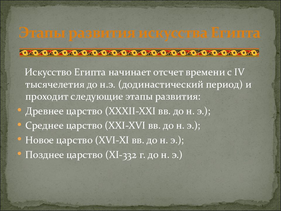 Архитектура страны фараонов презентация мхк