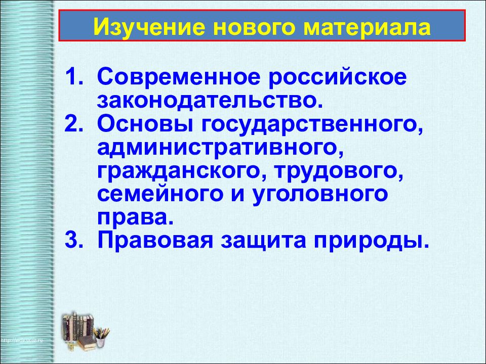 Современное российское законодательство презентация 10 класс обществознание