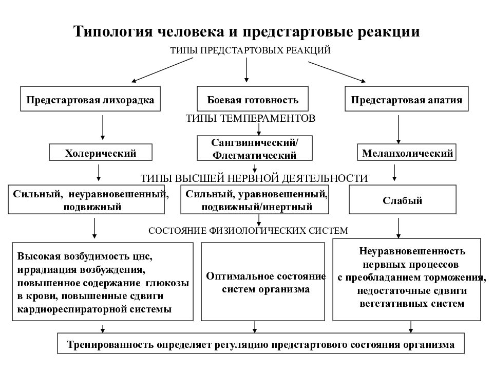 Физиологическая характеристика состояний организма при спортивной деятельности презентация