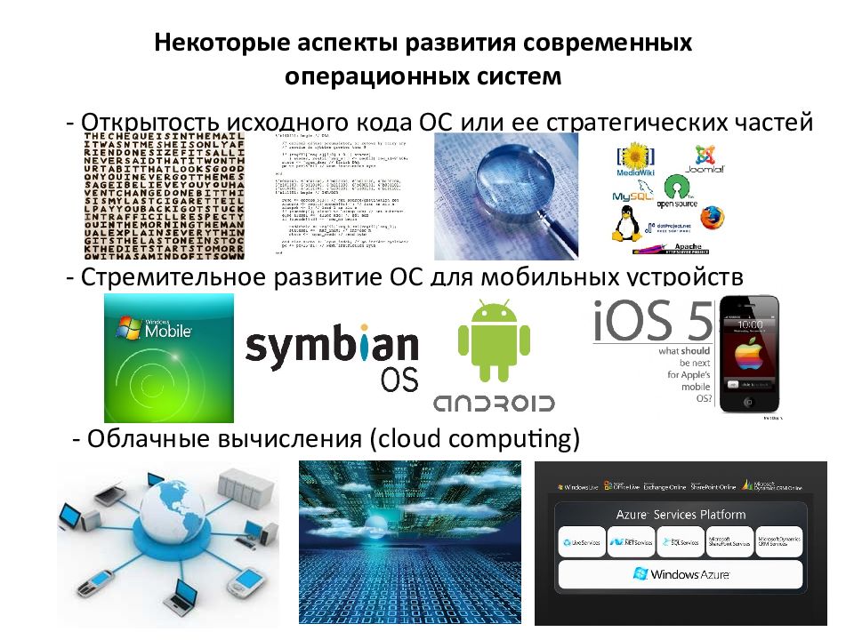 Современные ос. Современные операционные системы. Современная ОС. Развитие ОС. Перечень и исследование современных операционных систем. Тенденции современных операционных систем.