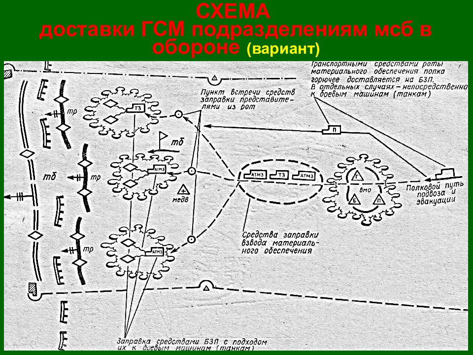 Район расположения мсб на месте схема