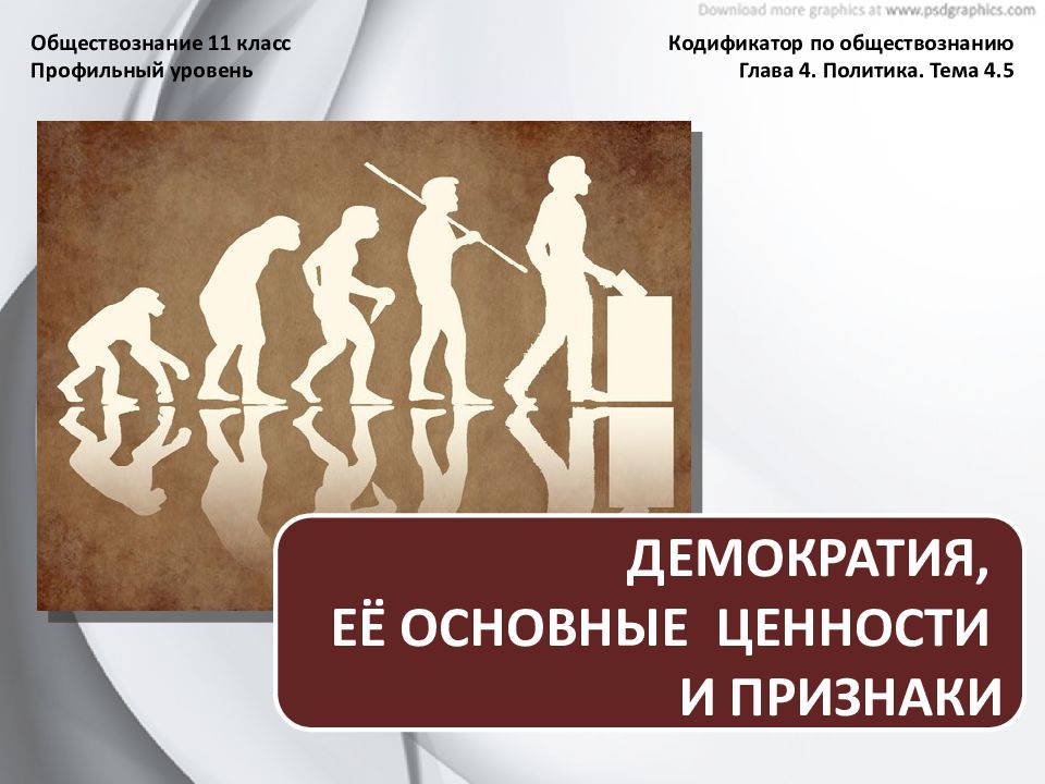 Обществознание 11 класс Профильный уровень Кодификатор по обществознанию Глава