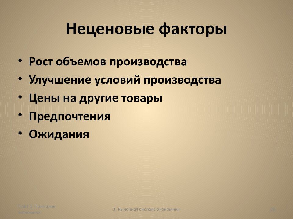 Неценовые факторы