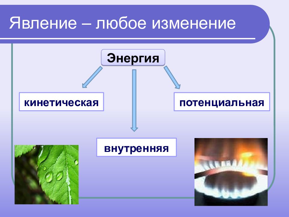 Любое явление. Любое изменение в природе. Любое изменение. Любое явление и любое вещество. 3 Типа любых явления.