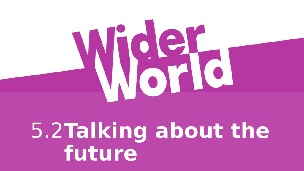 Talking about the future 5.2
