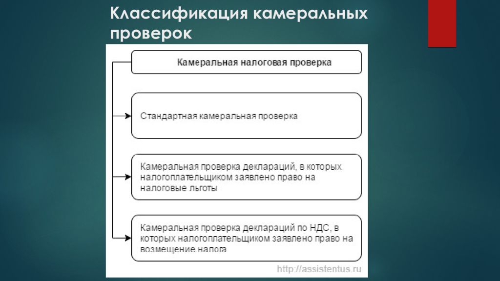 Камеральная налоговая проверка презентация