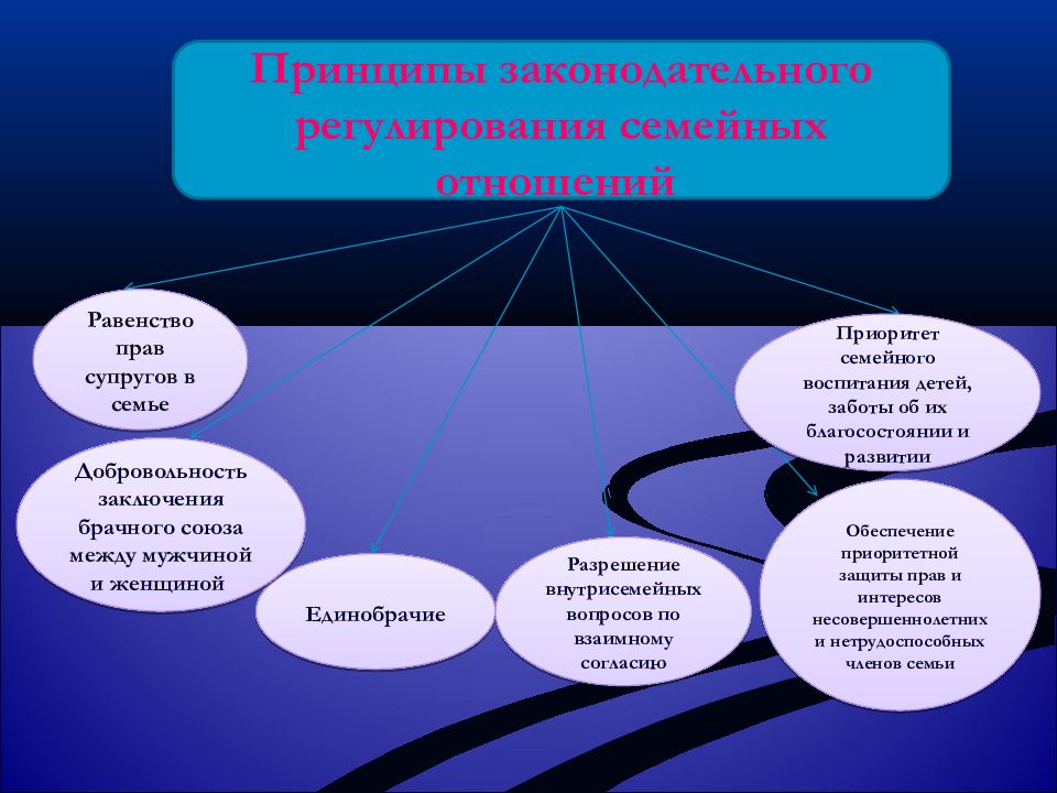 Какую основную цель имеет семейное законодательство. Принцип приоритета семейного воспитания детей. Законодательное регулирование семейных отношений. Принципы регулирования семейных отношений. Цели и принципы семейного законодательства.