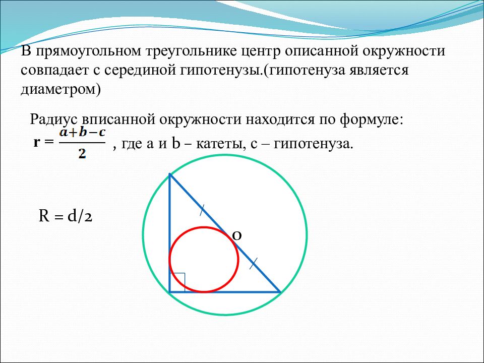 Проект вписанные и описанные окружности