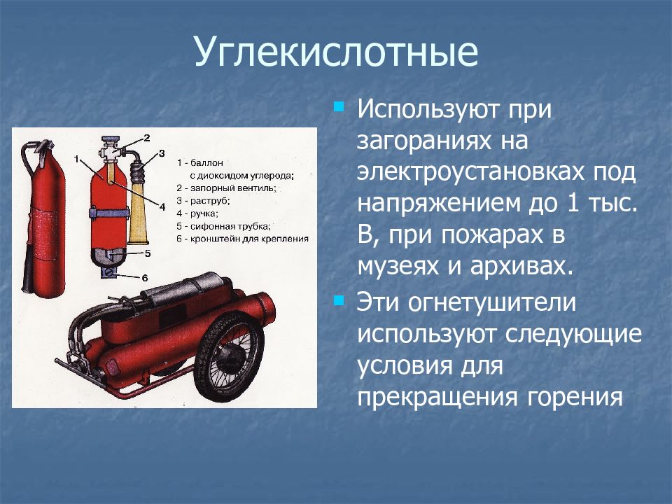 Презентация огнетушители виды и назначения