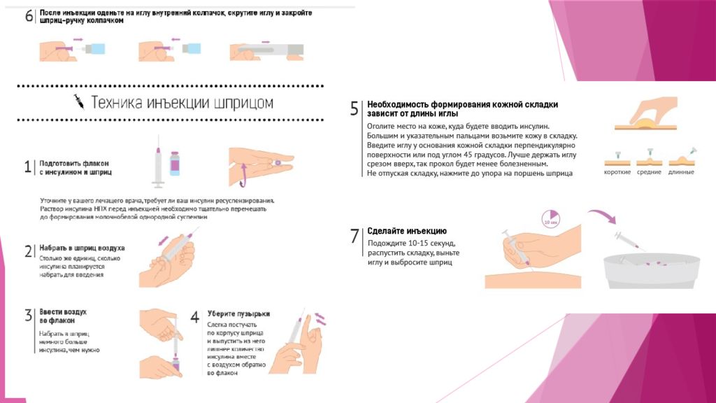 Как ставить инсулин шприц ручкой. Введение инсулина подкожно шприц ручкой. Введение инсулина шприц ручкой алгоритм. Техника введения инсулина шприц ручкой алгоритм. Памятка о введении инсулина шприц ручкой.