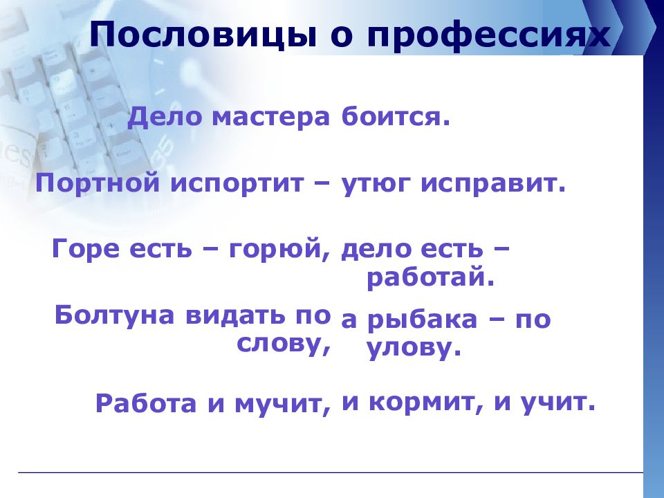 Дело мастера боится 3 класс родной язык конспект урока и презентация