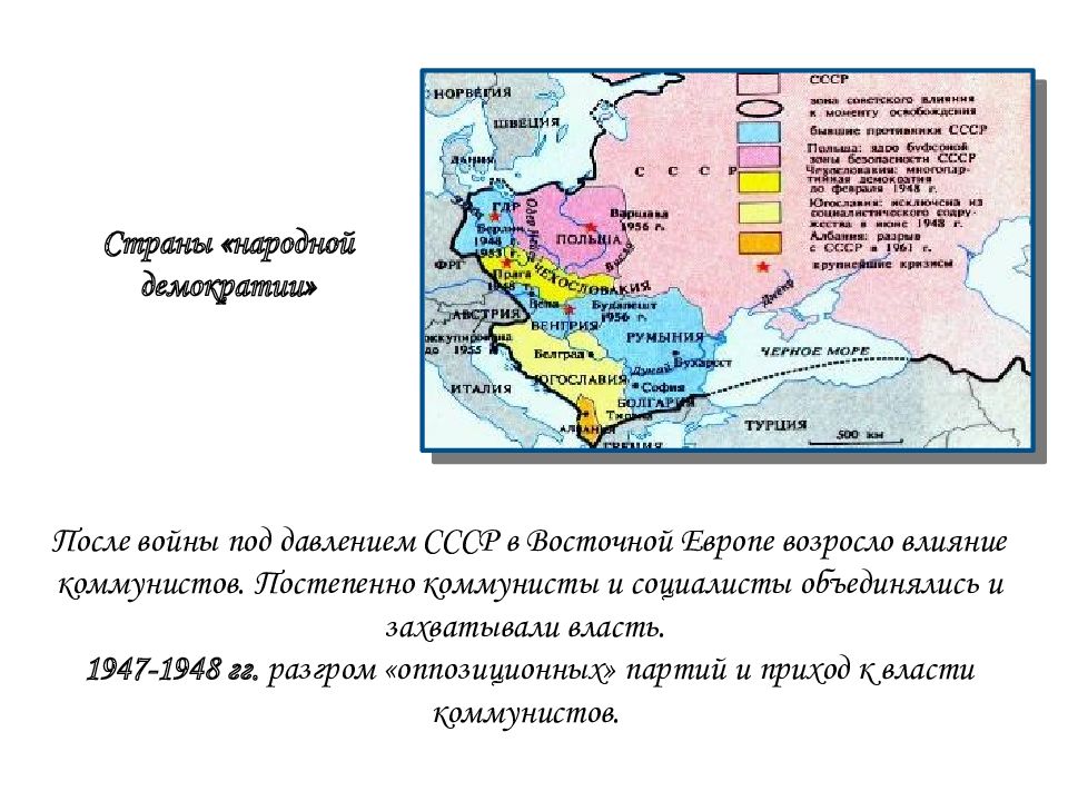 Презентация страны восточной европы после второй мировой войны