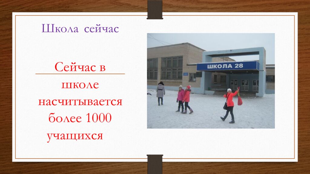 Школа сейчас