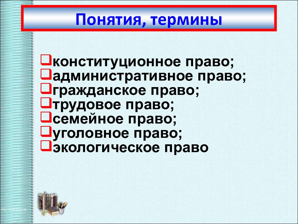 Презентация современное российское законодательство 10 класс