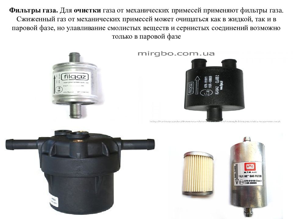 Газовые фильтры презентация