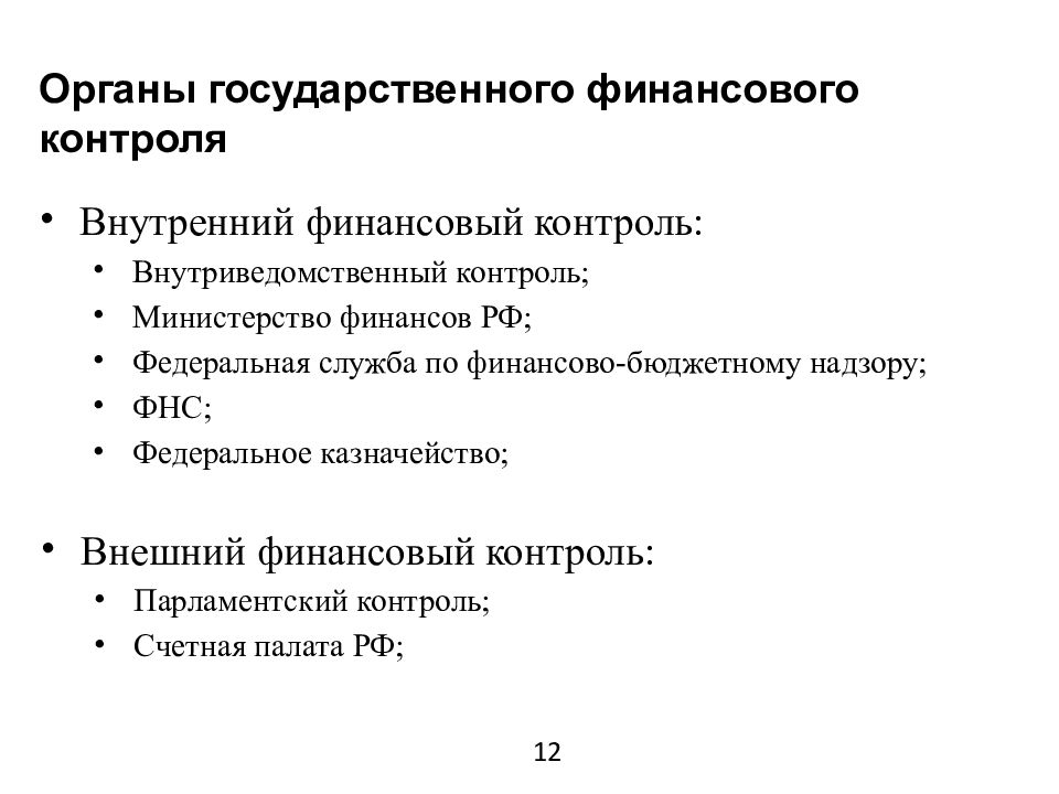 Парламентский контроль в рф презентация