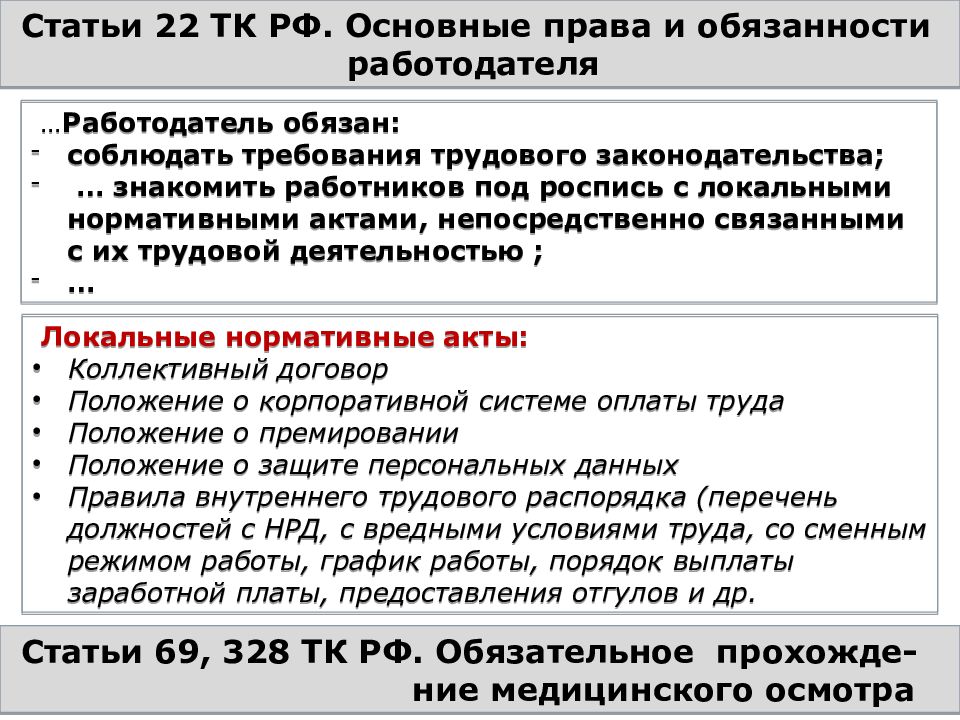 Локальное трудовое право. Основные права и обязанности работодателя. Статья 22 основные права и обязанности работодателя. Ст 22 ТК РФ обязанности работодателя. Статья 22 ТК РФ основные права и обязанности работодателя.