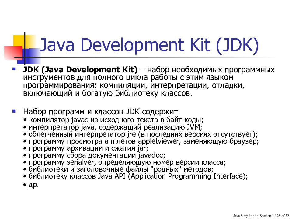 Презентация по java