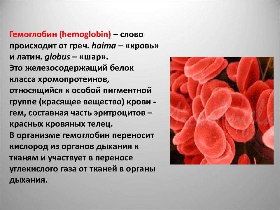 Гемоглобин картинки для презентации