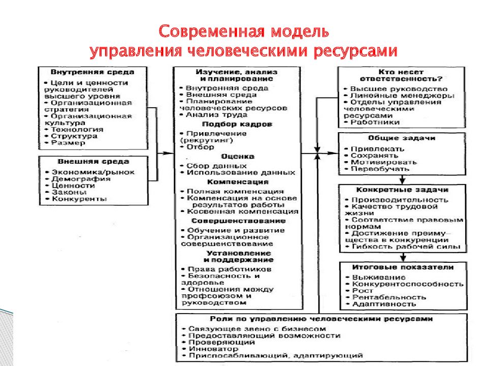 Презентация система управления человеческими ресурсами