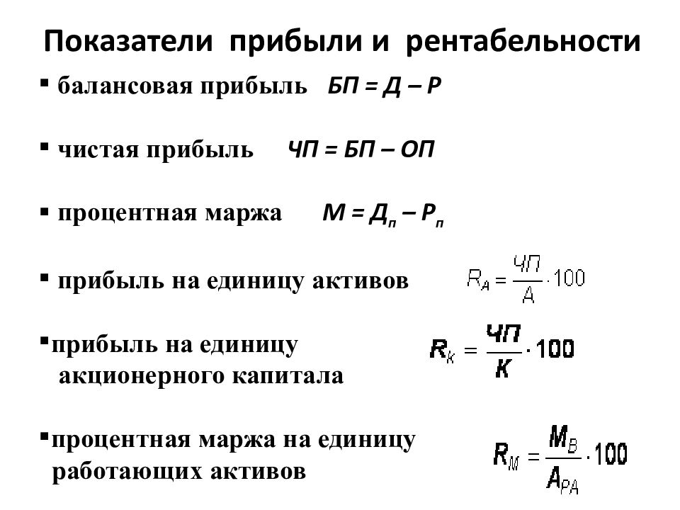 Прибыль бп