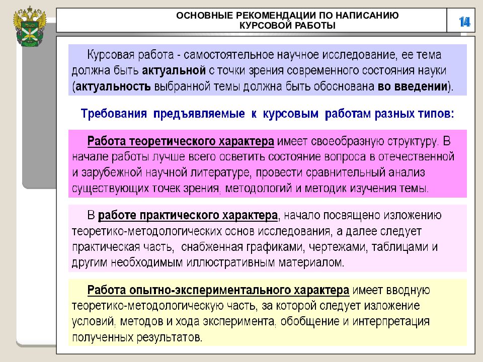 Основы научных исследований. Рекомендации по написанию курсовой работы. Основные рекомендации, необходимые при написании курсовой работы.. Рекомендации по написанию дипломной работы. Написание рекомендаций в курсовой.