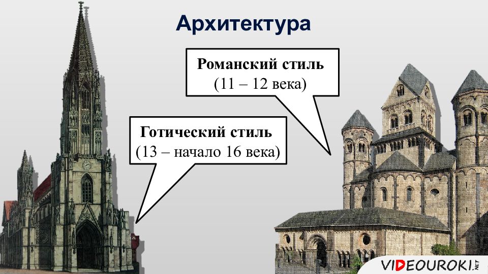 Романский Стиль Отличительные Черты